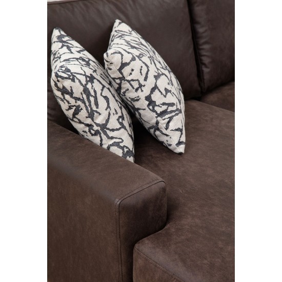Corner Sofa Porto Corner (CHL-02-C-EOT) - Brown Brown Corner Sofa Porto Corner (CHL-02-C-EOT) - Brown Brown