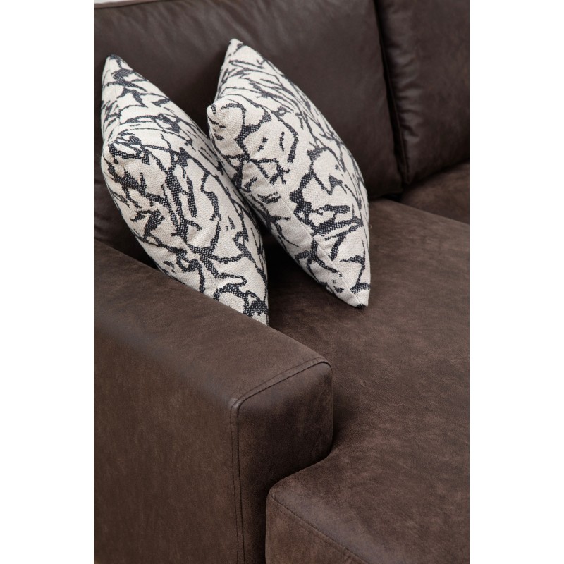 Corner Sofa Porto Corner (CHL-02-C-EOT) - Brown Brown