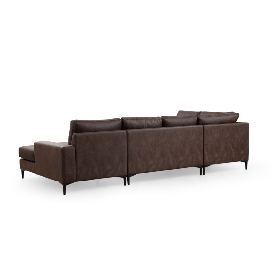 Corner Sofa Porto Corner (CHL-02-C-EOT) - Brown Brown Corner Sofa Porto Corner (CHL-02-C-EOT) - Brown Brown