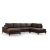 Corner Sofa Porto Corner (CHL-02-C-EOT) - Brown Brown