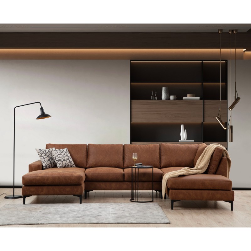 Corner Sofa Porto Corner (CHL-02-C-EOT) - Camel Camel