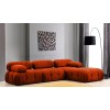 Corner Sofa Bubble Corner ( L1-O1-1R -Puf) - Tile Red Tile Red
