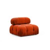 Corner Sofa Bubble Corner ( L1-O1-1R -Puf) - Tile Red Tile Red