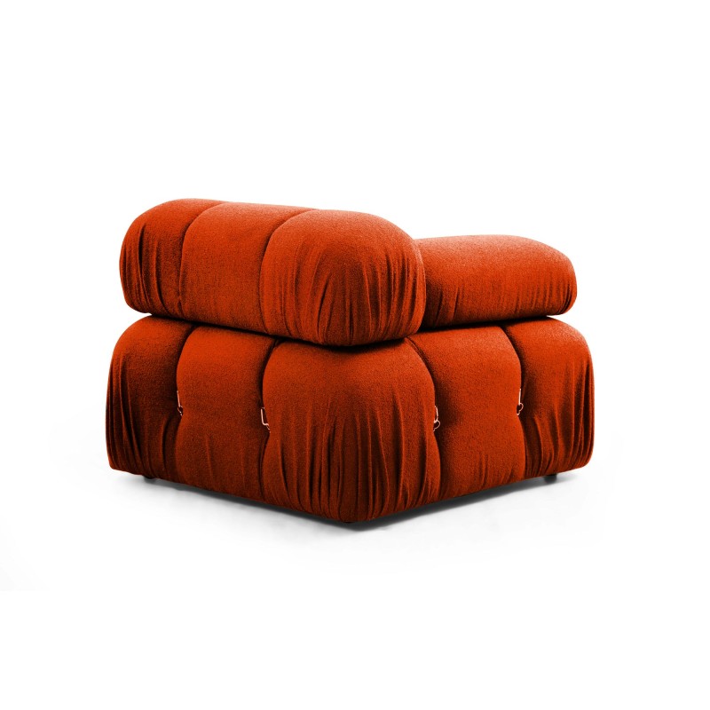 Corner Sofa Bubble Corner ( L1-O1-1R -Puf) - Tile Red Tile Red