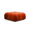 Corner Sofa Bubble Corner ( L1-O1-1R -Puf) - Tile Red Tile Red
