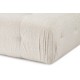 Corner Sofa Doblo 3 Seater with Pouffe ( L1-O1-1R-Pouffe) - Cream Cream Corner Sofa Doblo 3 Seater with Pouffe ( L1-O1-1R-Pouffe) - Cream Cream