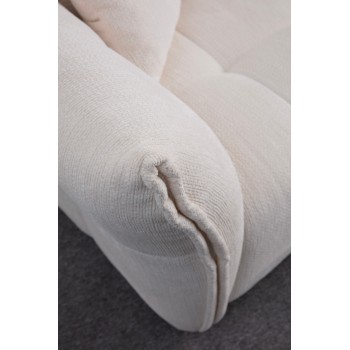 Corner Sofa Boxer Left - White White
