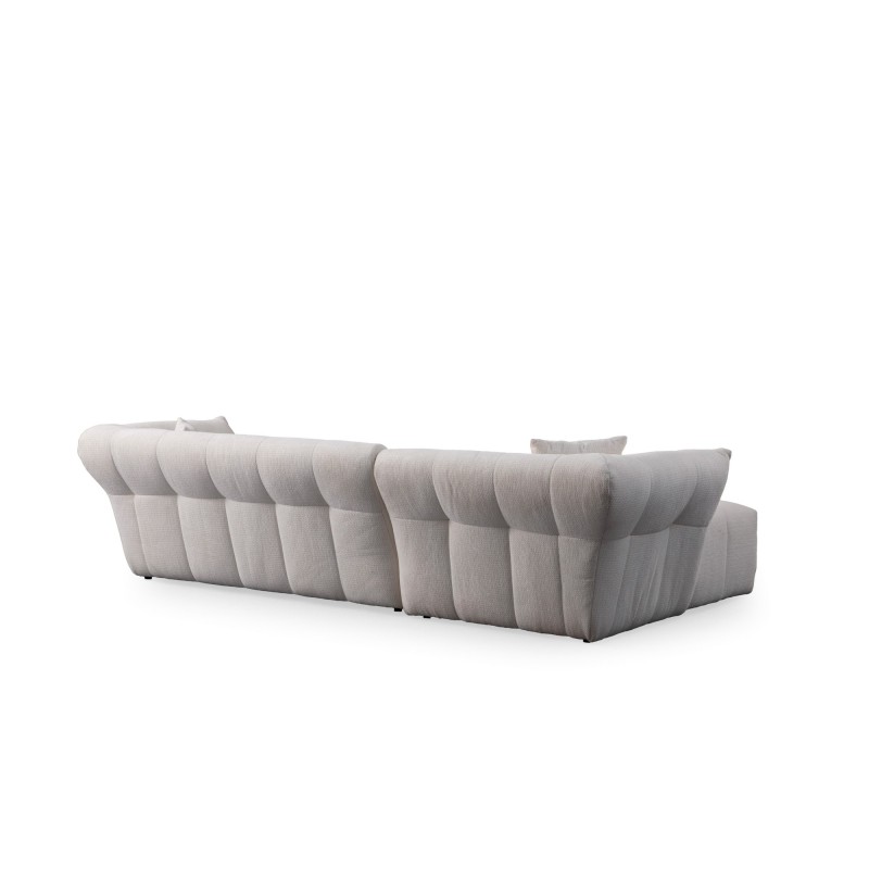 Corner Sofa Boxer Left - White White