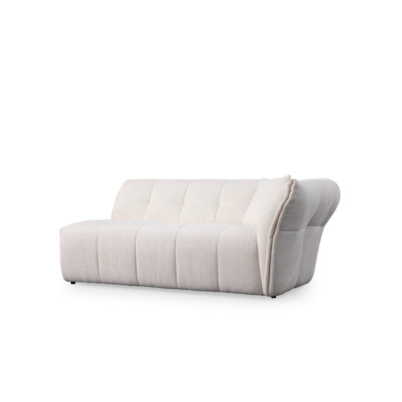 Corner Sofa Boxer Left - White White