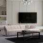 Corner Sofa Boxer Right - White White