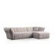 Corner Sofa Boxer Right - White White Corner Sofa Boxer Right - White White