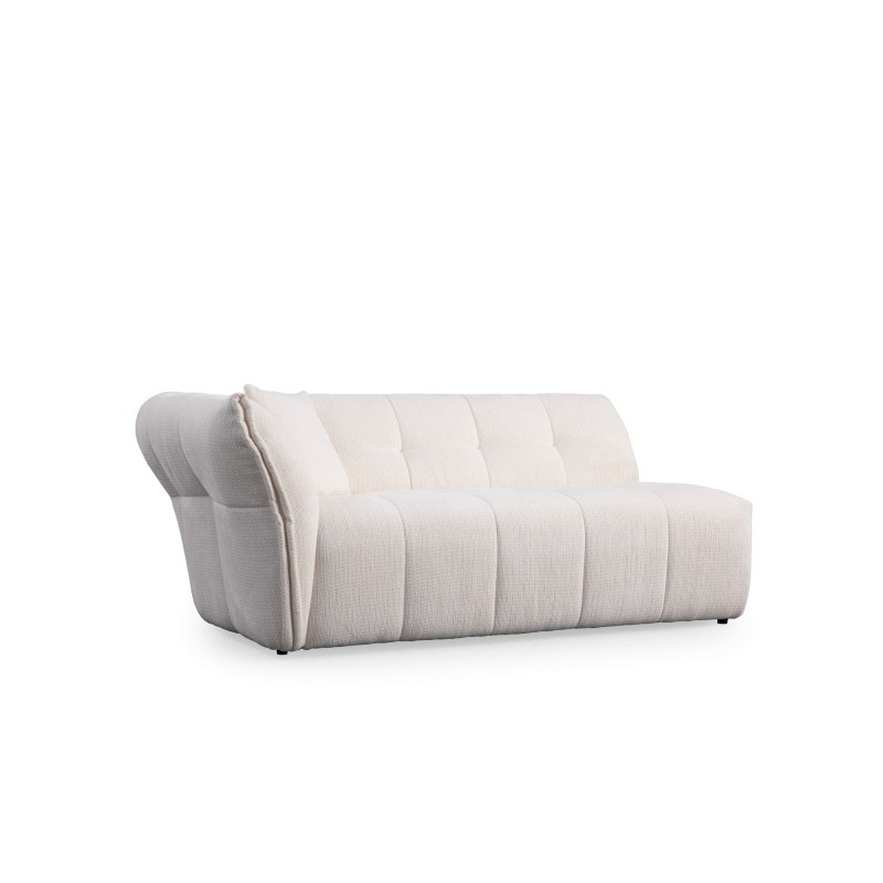 Corner Sofa Boxer Right - White White