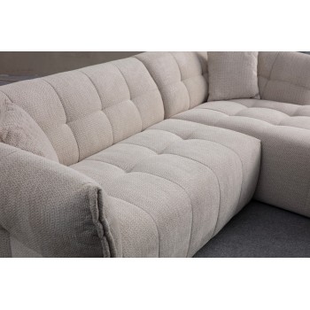 Corner Sofa Boxer Right - White White
