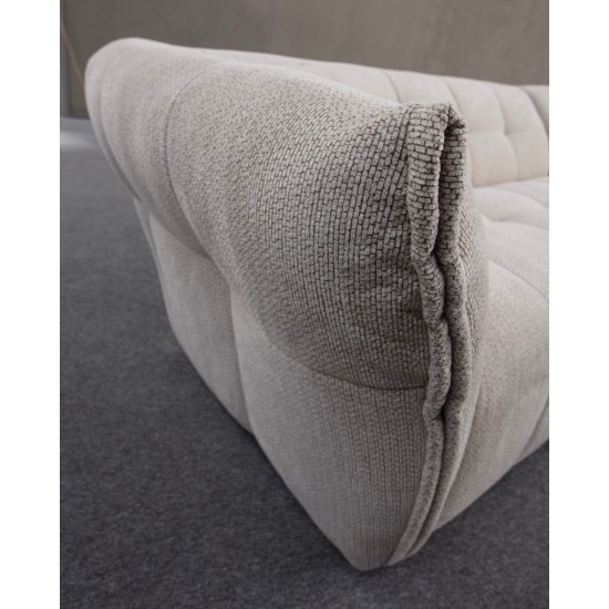 Corner Sofa Boxer Right - White White Corner Sofa Boxer Right - White White