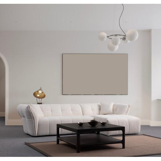 Corner Sofa Boxer Right - White White Corner Sofa Boxer Right - White White