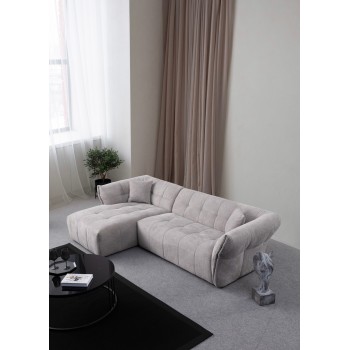 Corner Sofa Boxer Left - Light Grey Light Grey