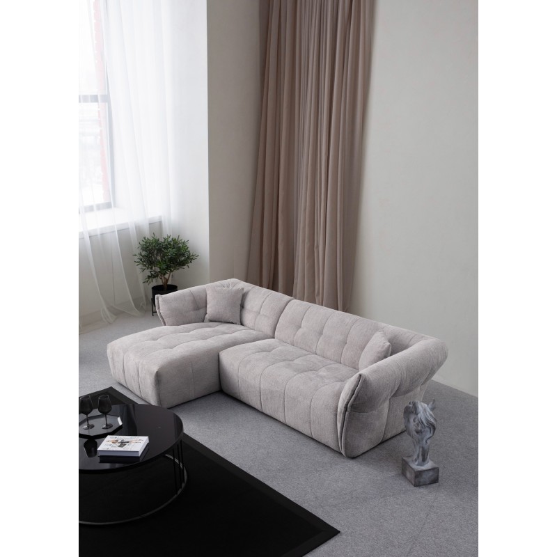 Corner Sofa Boxer Left - Light Grey Light Grey