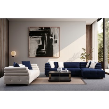 Corner Sofa Boston Right - Night Blue Night Blue