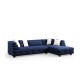 Corner Sofa Boston Right - Night Blue Night Blue Corner Sofa Boston Right - Night Blue Night Blue