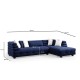 Corner Sofa Boston Right - Night Blue Night Blue Corner Sofa Boston Right - Night Blue Night Blue