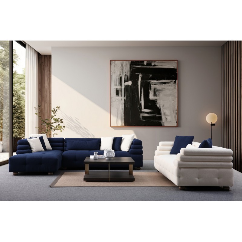 Corner Sofa Boston Left - Night Blue Night Blue