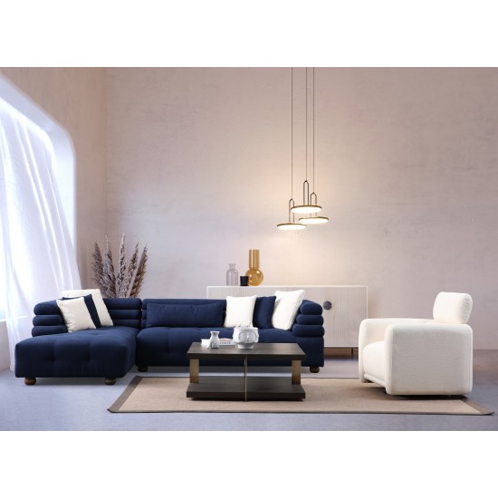 Corner Sofa Boston Left - Night Blue Night Blue Corner Sofa Boston Left - Night Blue Night Blue