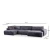 Corner Sofa Enjoy Corner Chl-O3-2R - Anthracite Anthracite