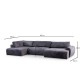 Corner Sofa Enjoy Corner Chl-O3-2R - Anthracite Anthracite