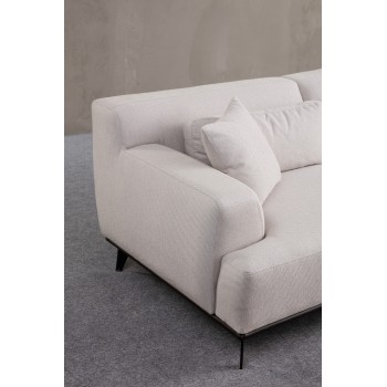 Corner Sofa Jaguar Corner L2-Chl - White White