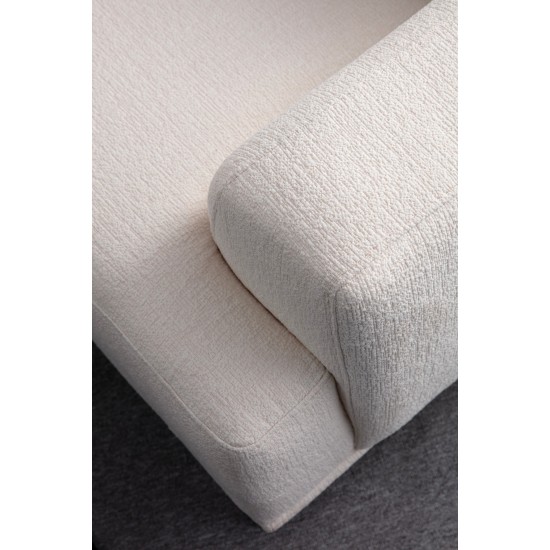 Corner Sofa Jaguar Corner L2-C-2R - White White Corner Sofa Jaguar Corner L2-C-2R - White White