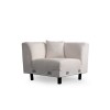 Corner Sofa Jaguar Corner L2-C-2R - White White