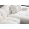 Corner Sofa Pescara Corner Right (L2-Chl) - White White
