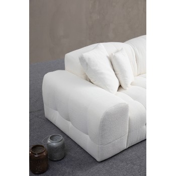Corner Sofa Pescara Corner Right (L2-Chl) - White White