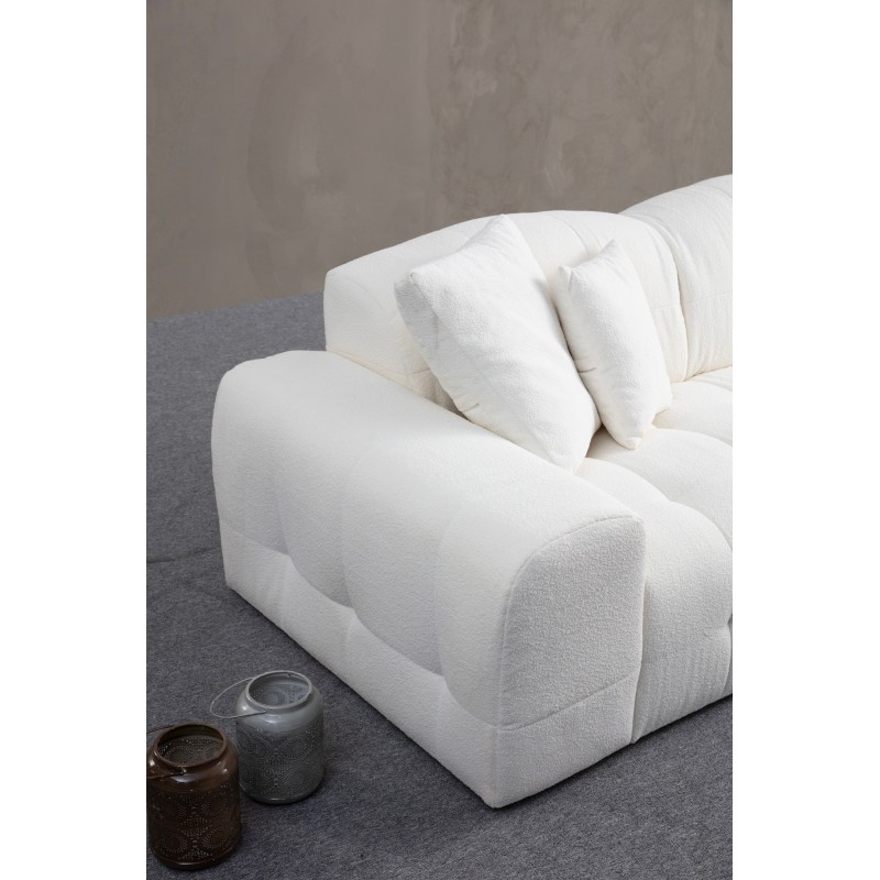 Corner Sofa Pescara Corner Right (L2-Chl) - White White