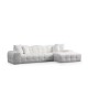 Corner Sofa Pescara Corner Right (L2-Chl) - White White Corner Sofa Pescara Corner Right (L2-Chl) - White White