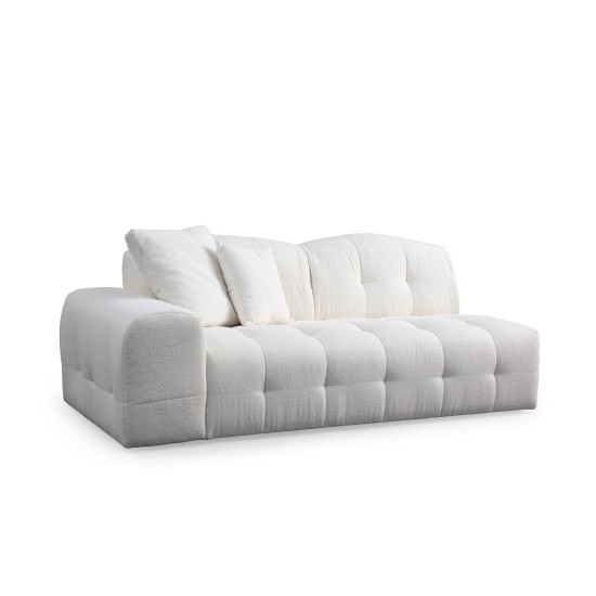 Corner Sofa Pescara Corner Right (L2-Chl) - White White Corner Sofa Pescara Corner Right (L2-Chl) - White White