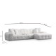 Corner Sofa Pescara Corner Right (L2-Chl) - White White Corner Sofa Pescara Corner Right (L2-Chl) - White White