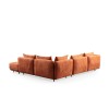 Corner Sofa Floransa - Orange Orange