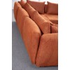 Corner Sofa Floransa - Orange Orange