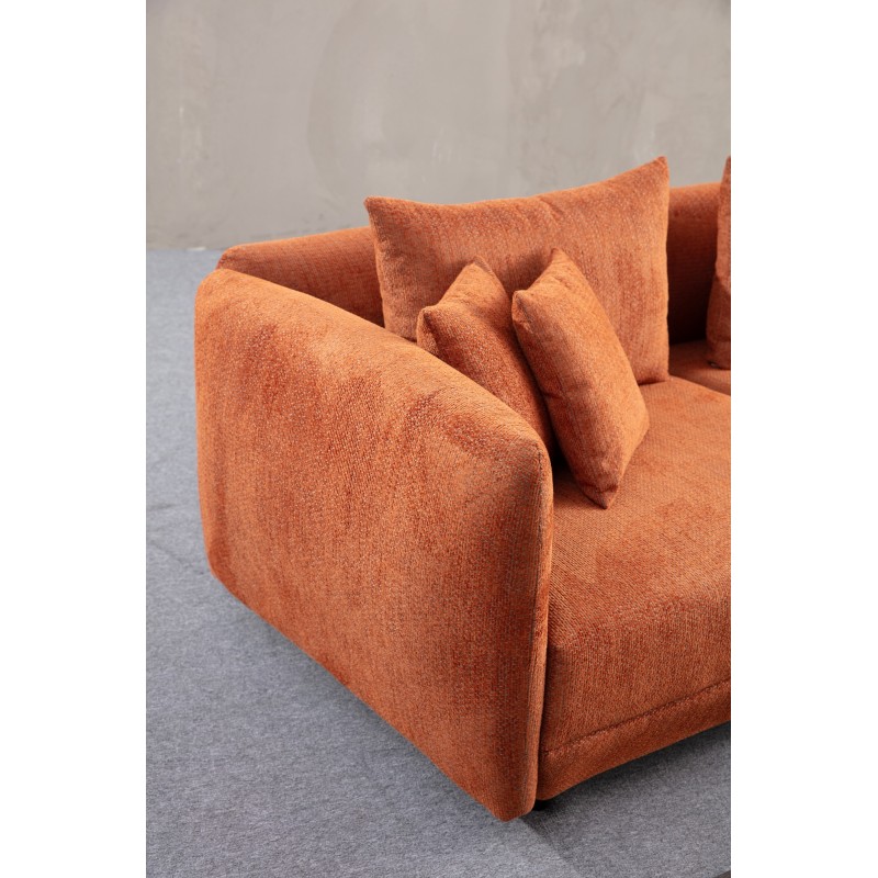 Corner Sofa Floransa - Orange Orange
