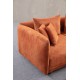 Corner Sofa Floransa - Orange Orange