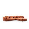 Corner Sofa Floransa - Orange Orange