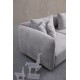 Γωνιακός Καναπές - Floransa -Χρώμα Ανοιχτό Γκρι - 310x264x102 Γωνιακός Καναπές - Floransa -Χρώμα Ανοιχτό Γκρι - 310x264x102