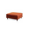 Corner Sofa New Tulip With Pouf - Orange Orange