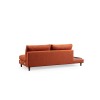 Corner Sofa New Tulip With Pouf - Orange Orange