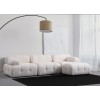 Corner Sofa Petite 3 - White White