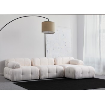 Corner Sofa Petite 3 - White White
