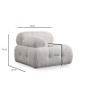 Corner Sofa Petite 3 - White White