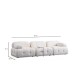 Corner Sofa Petite 3 - White White Corner Sofa Petite 3 - White White