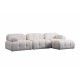 Corner Sofa Petite 3 - White White Corner Sofa Petite 3 - White White
